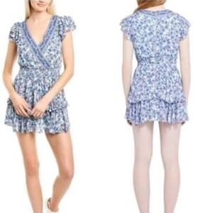 ALICE + OLIVIA MARISKA RUFFLE SKORT ROMPER